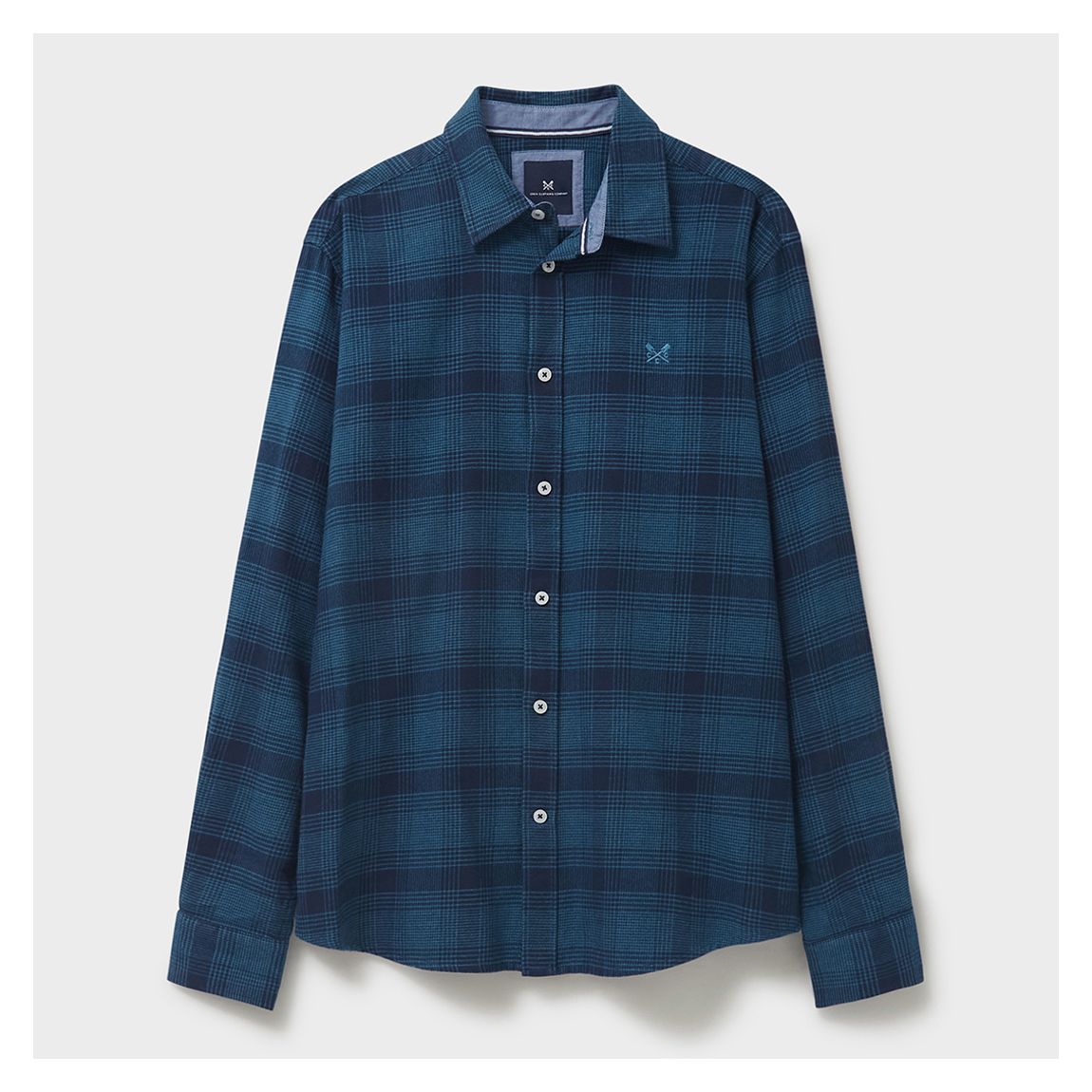 Dark Blue Brushed Timothy Buffalo Shirt main product photo