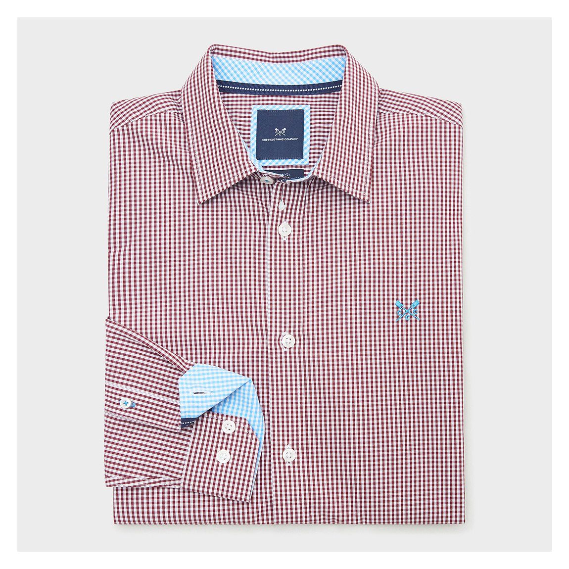 Burgundy Slim Fit Printed Shirt main product photo