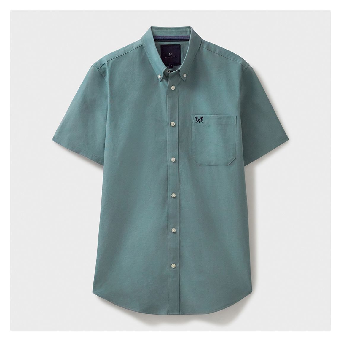 Moss Green Oxford Short Sleeve Shirt main product photo