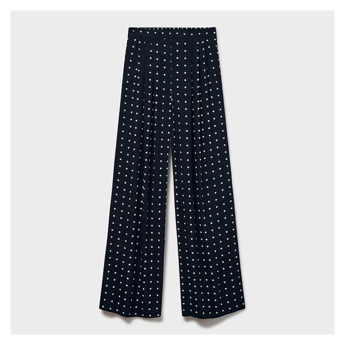 Navy Spotted Dion Trouser main product photo