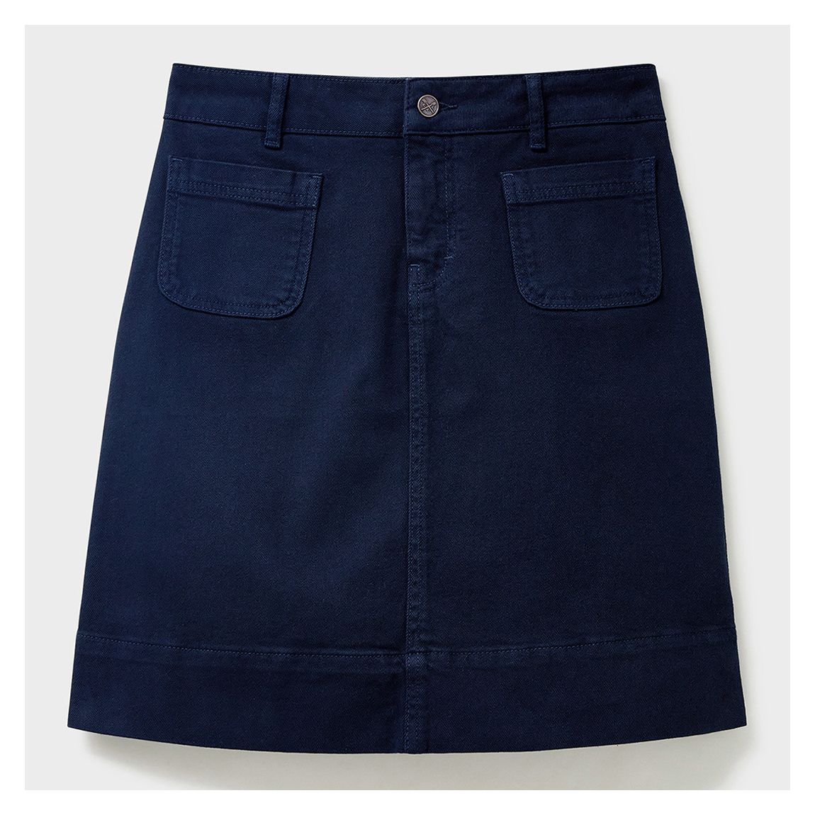 Navy Analee Twill Mini Skirt main product photo