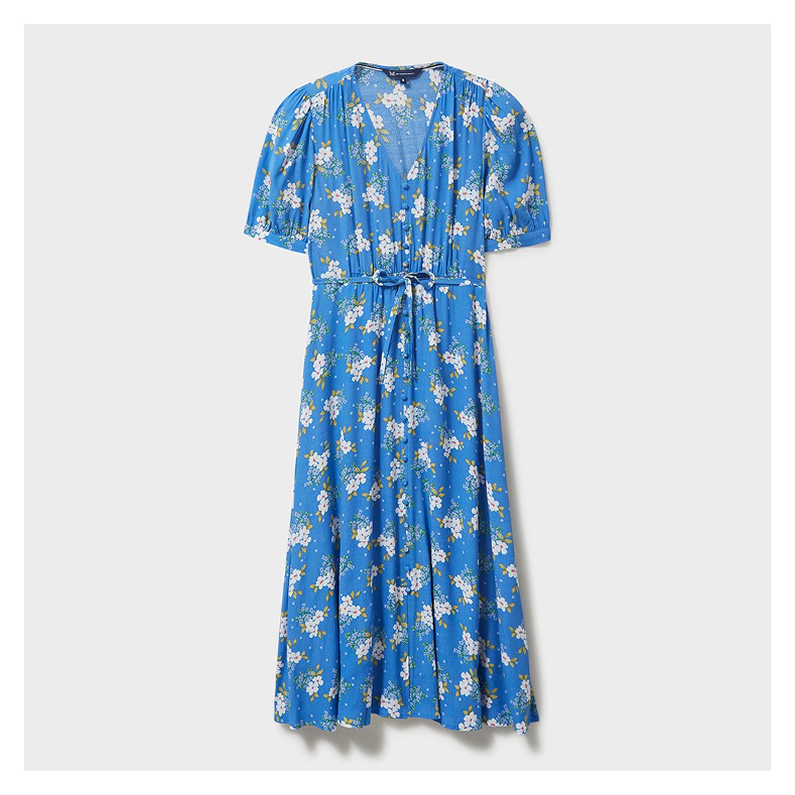 Cerulean Floral Lola Tea Dress main product photo