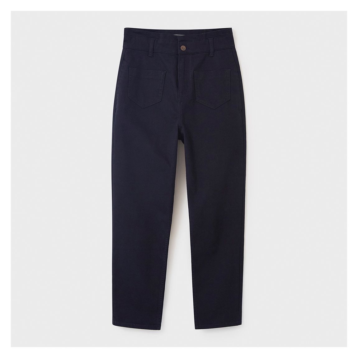 Navy High Rise Cambridge Trouser main product photo