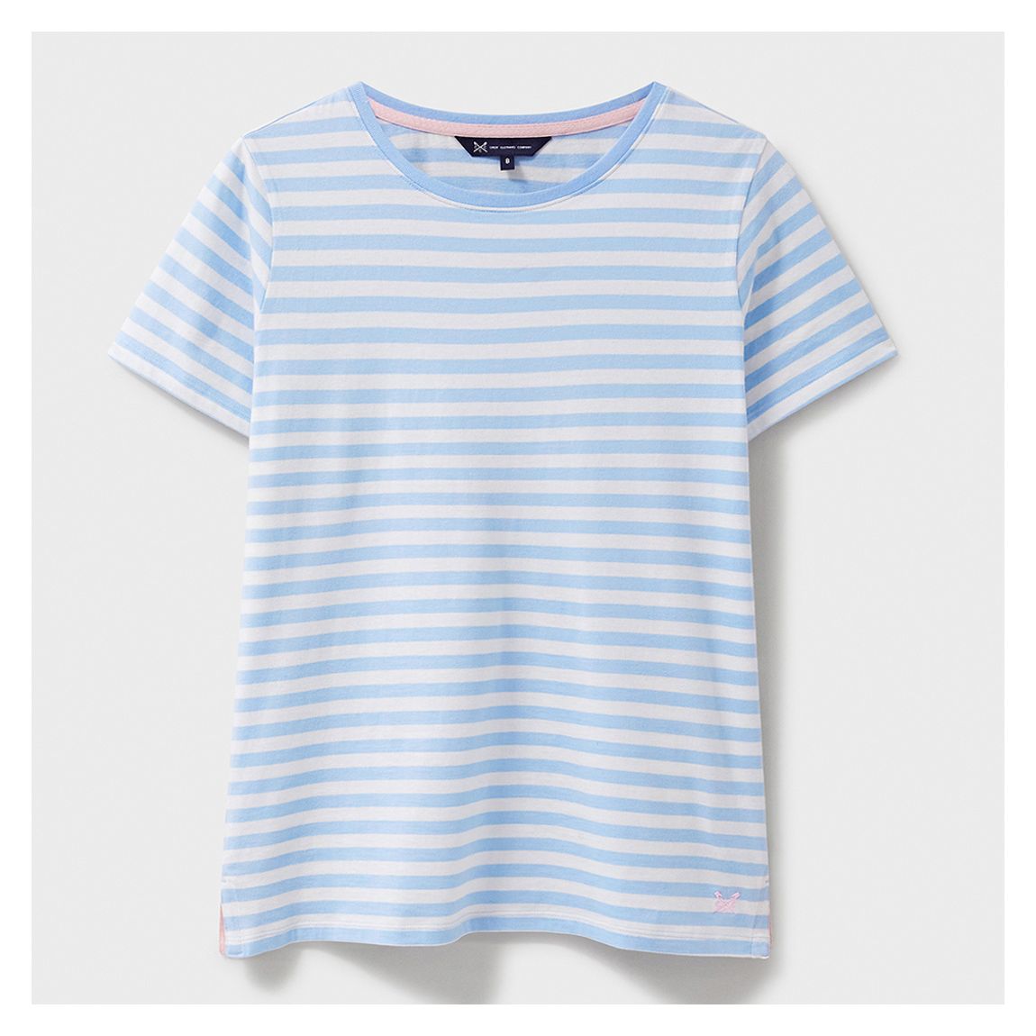 Powder Blue Breton Stripe Tee main product photo