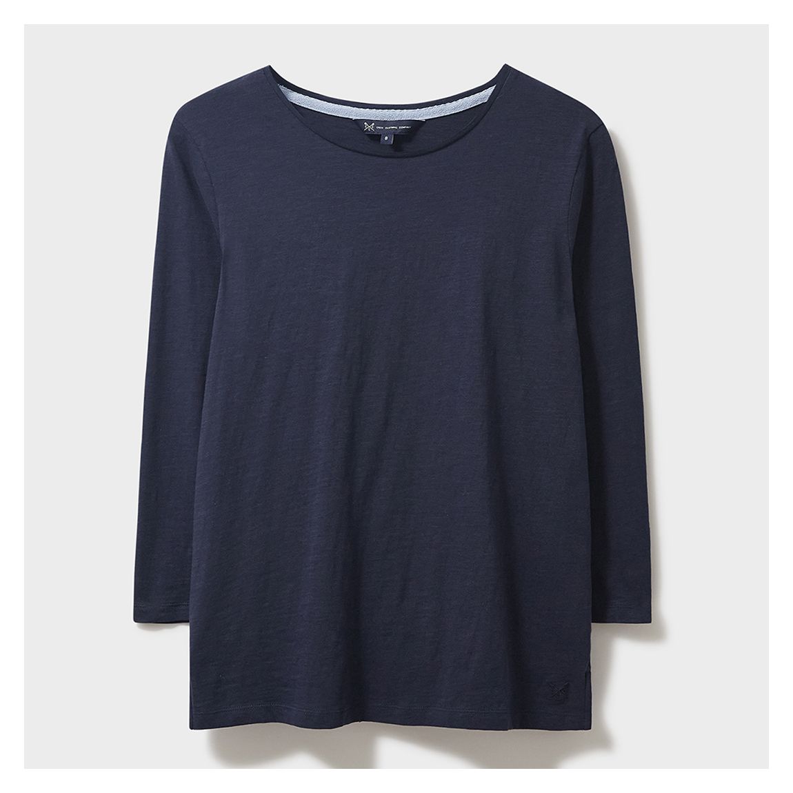 Navy Perfect Slub Long Sleeve Top main product photo