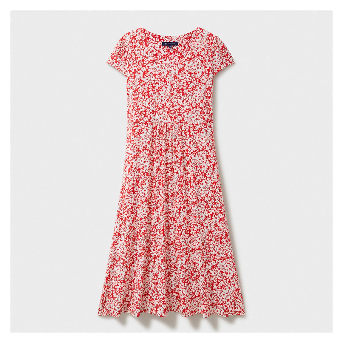 Scarlet Printed Cap Sleeve Midi Dress main product photo