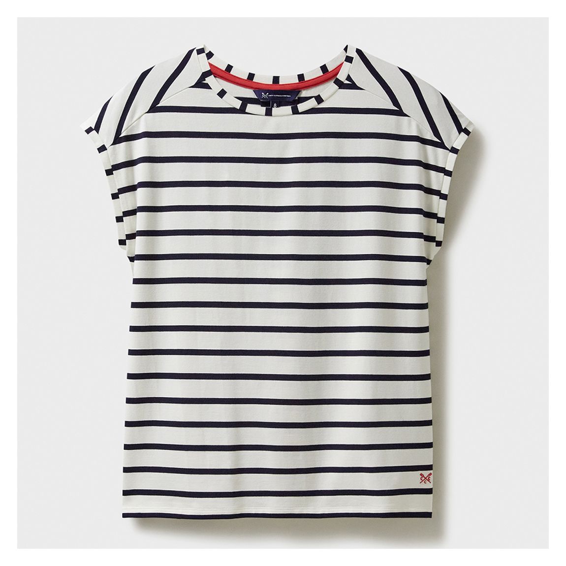 White/Navy Stripe Ruby Top main product photo