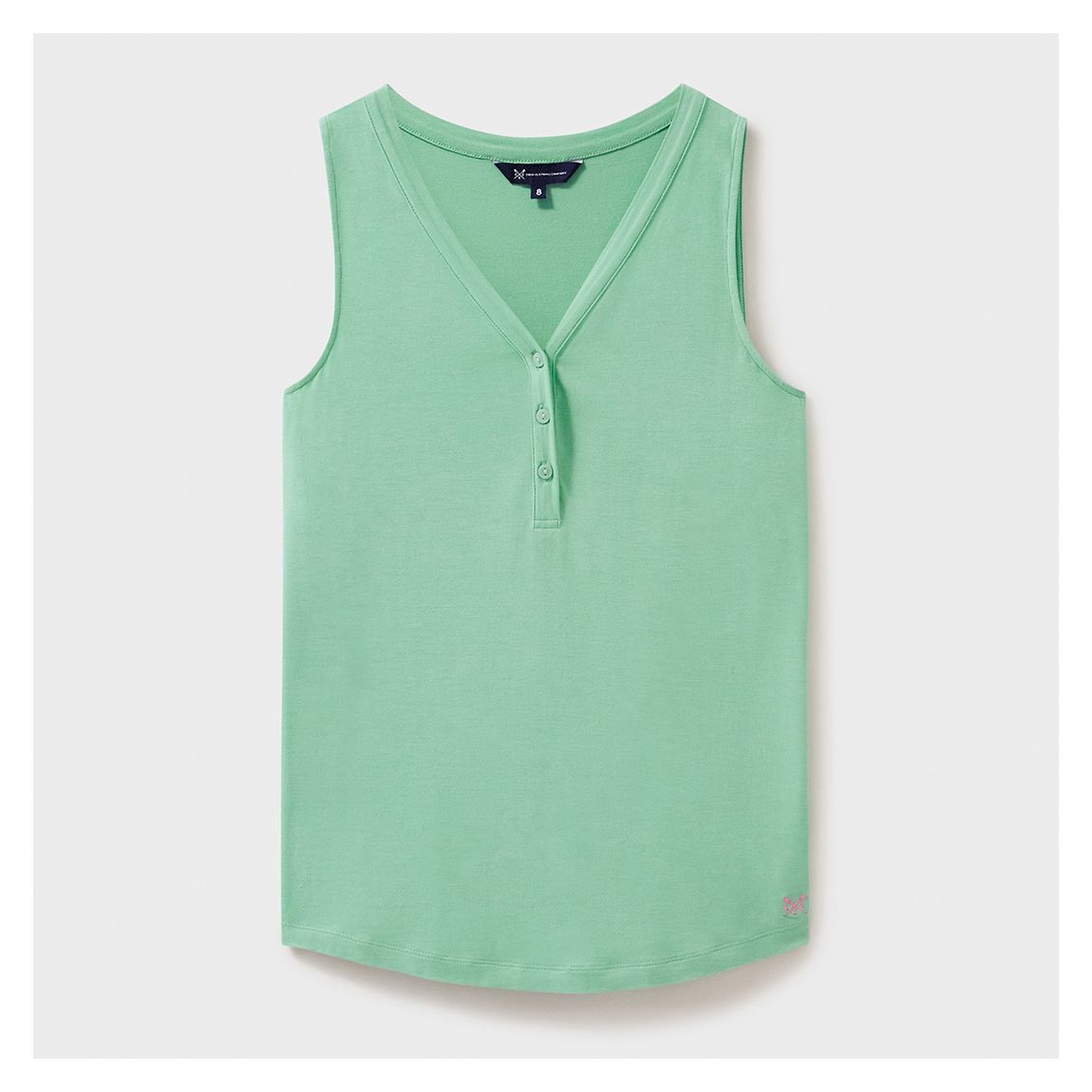 Sage Green Henley Vest main product photo