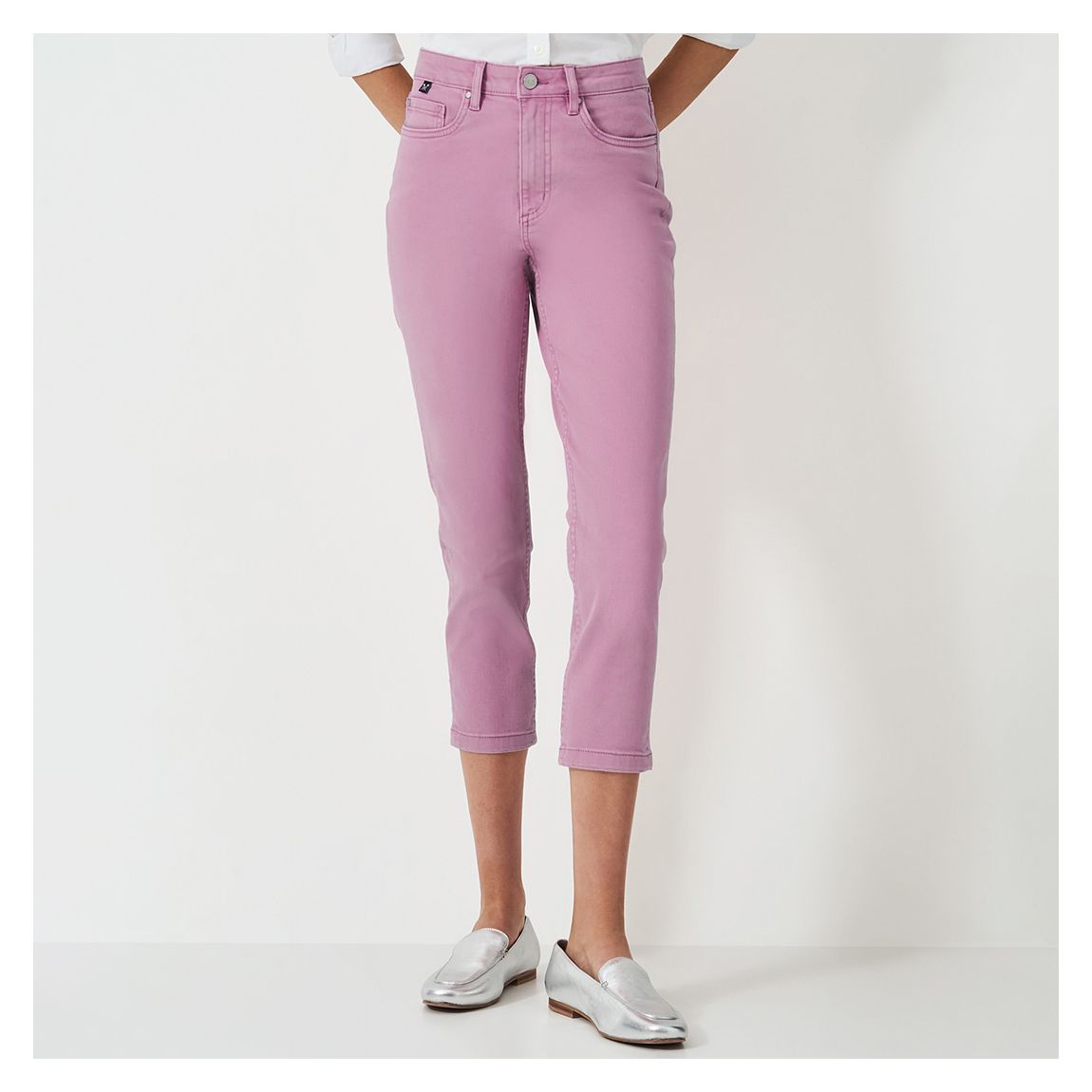 Dusty Lilac Cropped Jean main product photo