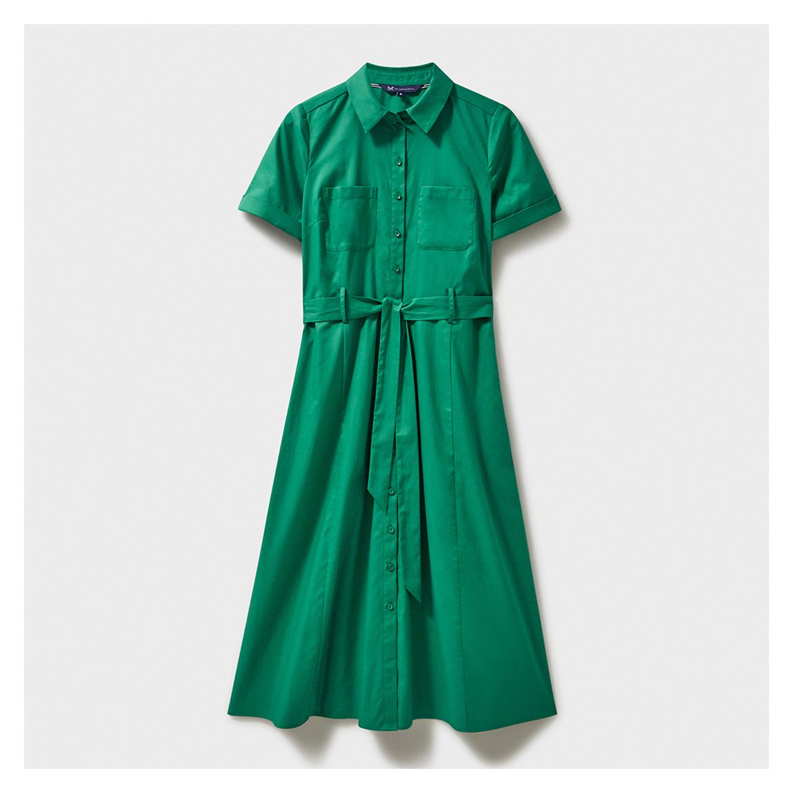 Emerald Bethany Belted Shirt Dress main product photo