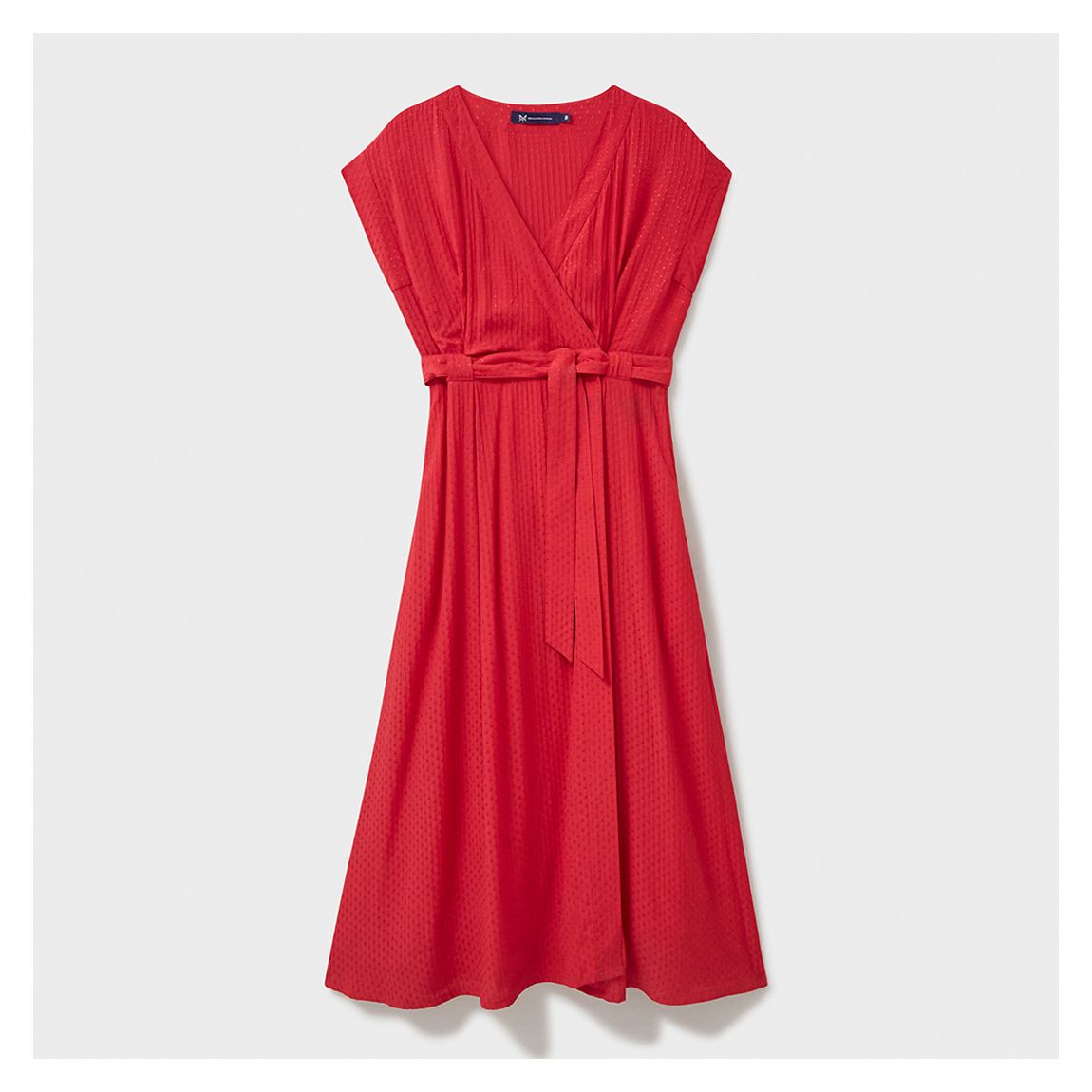 Scarlet Gemma Textured Wrap Dress main product photo