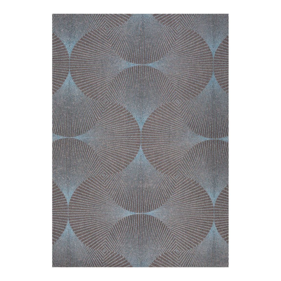Chirimen Blue Kimono 240 x 340 cm Rug main product photo