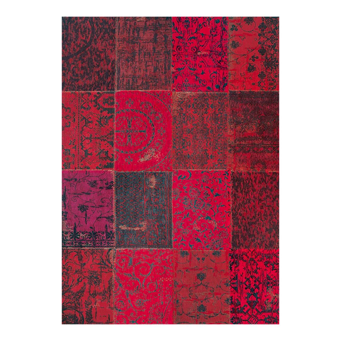 Red Vintage Patchwork 200 x 280 cm Rug main product photo