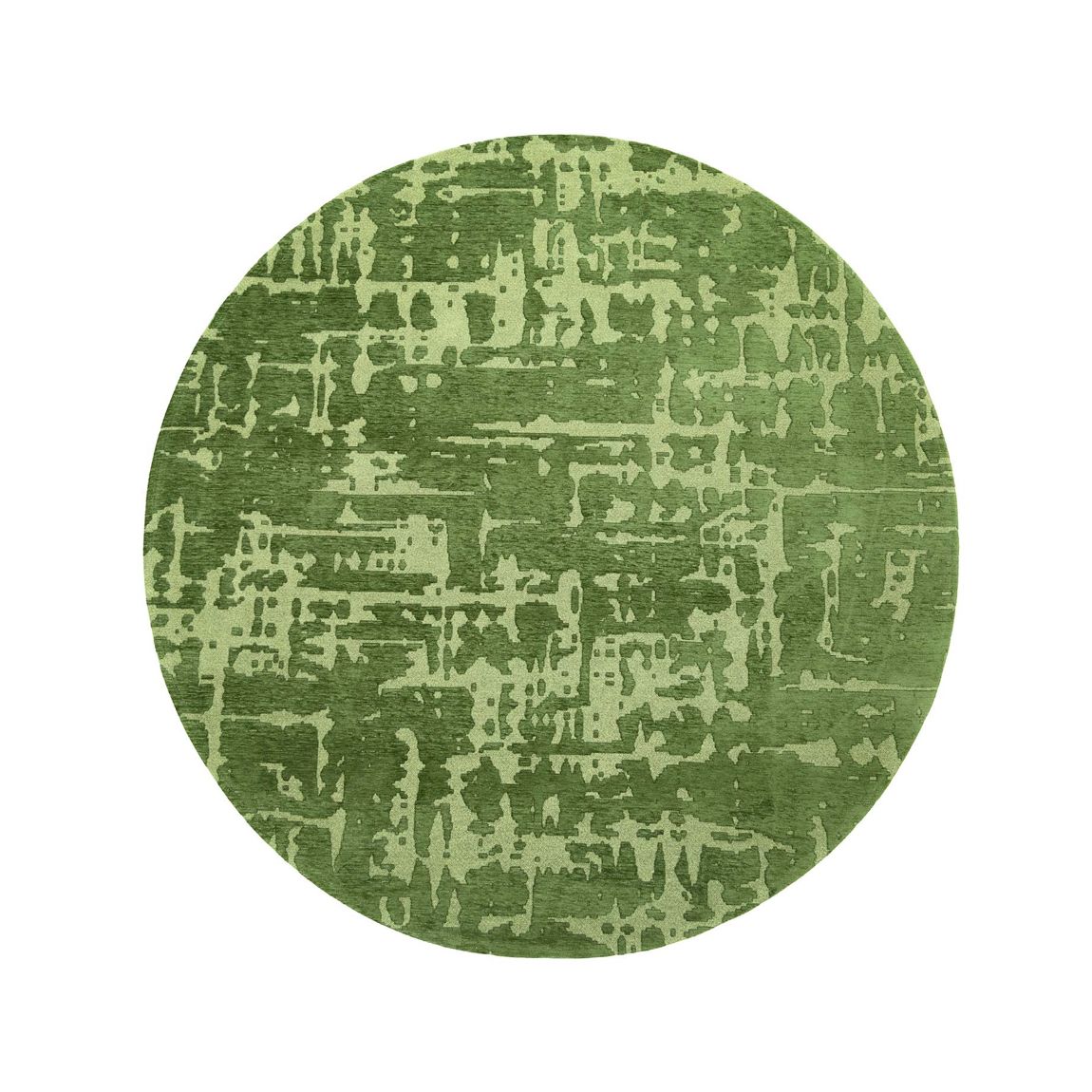 Perrier's Green Structures 240 x 240 cm Rug main product photo