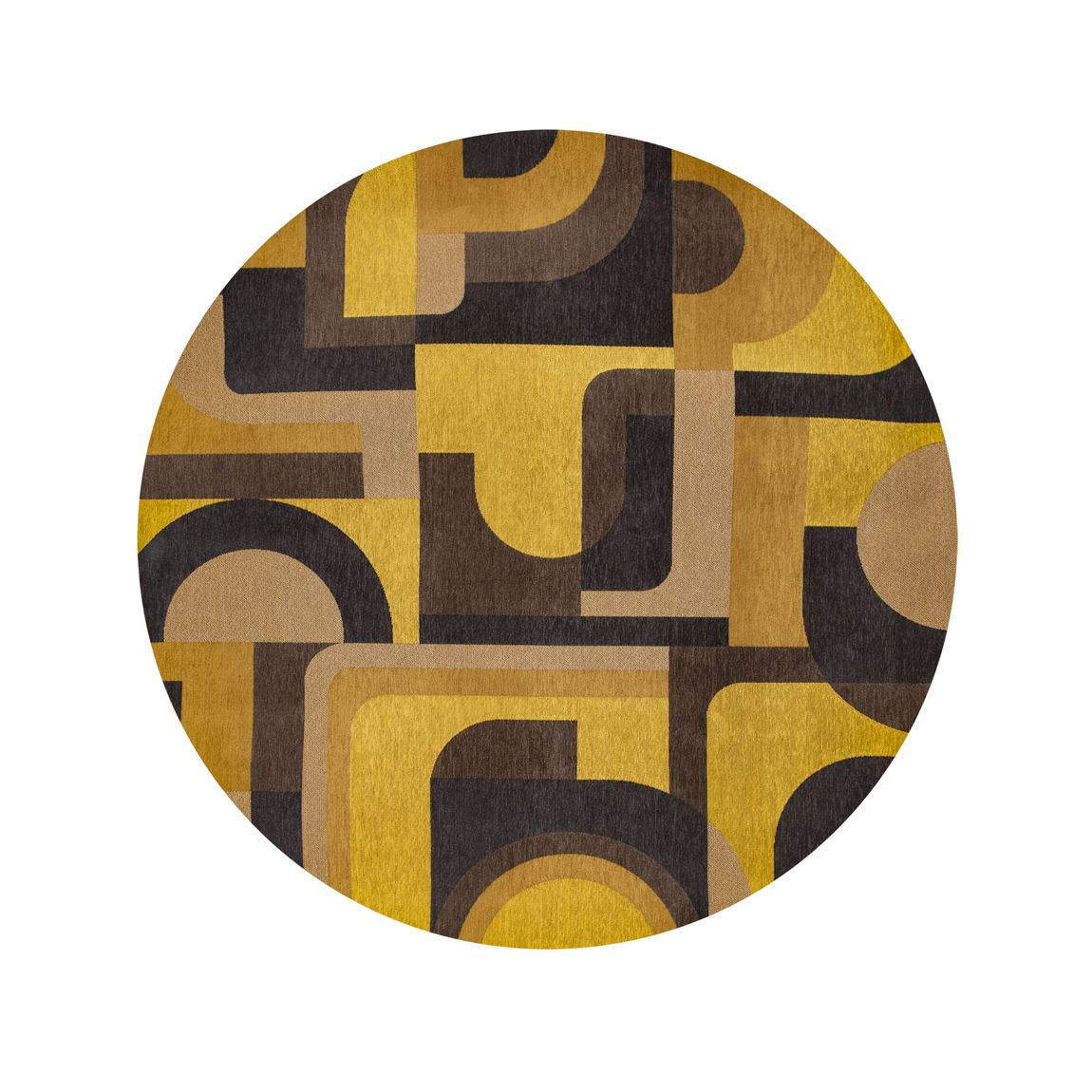 Yellow Meyer Nuance 140 x 140 cm Rug main product photo