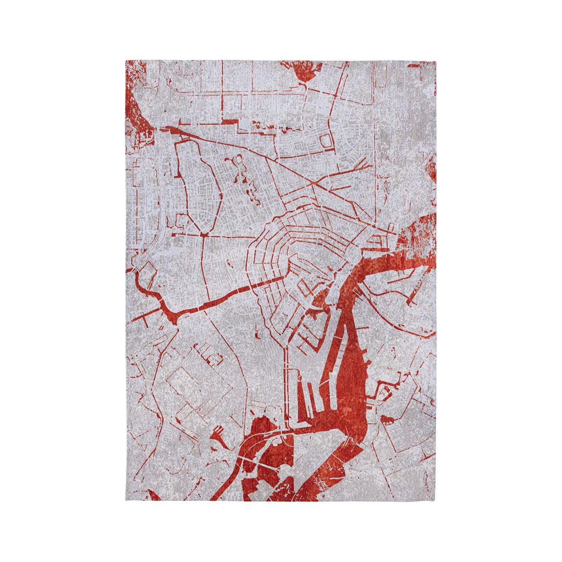 Orange Cut Cities 170 x 240 cm Rug main product photo
