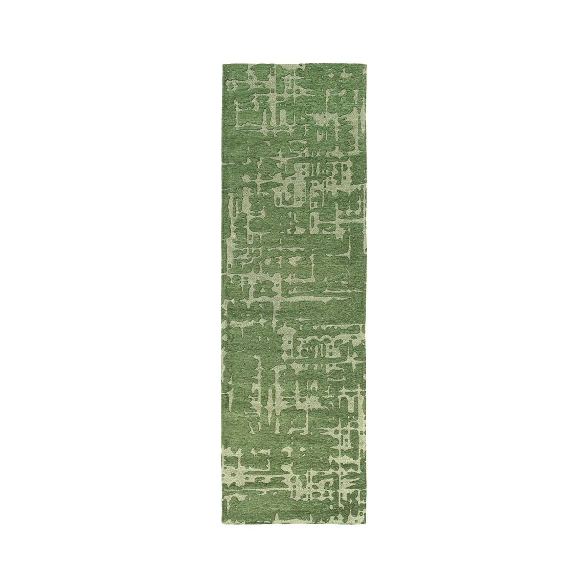 Perrier's Green Structures 80 x 250 cm Rug main product photo