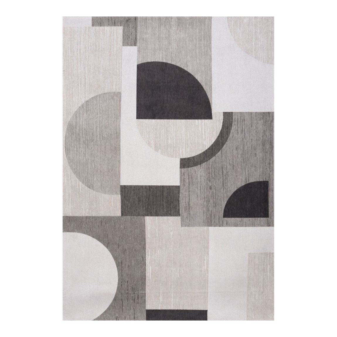 Ivory White Bauhaus 170 x 240 cm Rug main product photo