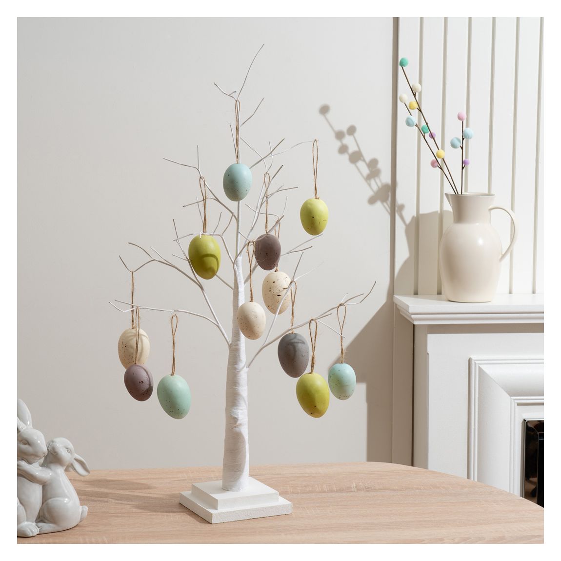 Twig Tree & Speckled Egg Set, 70cm main product photo