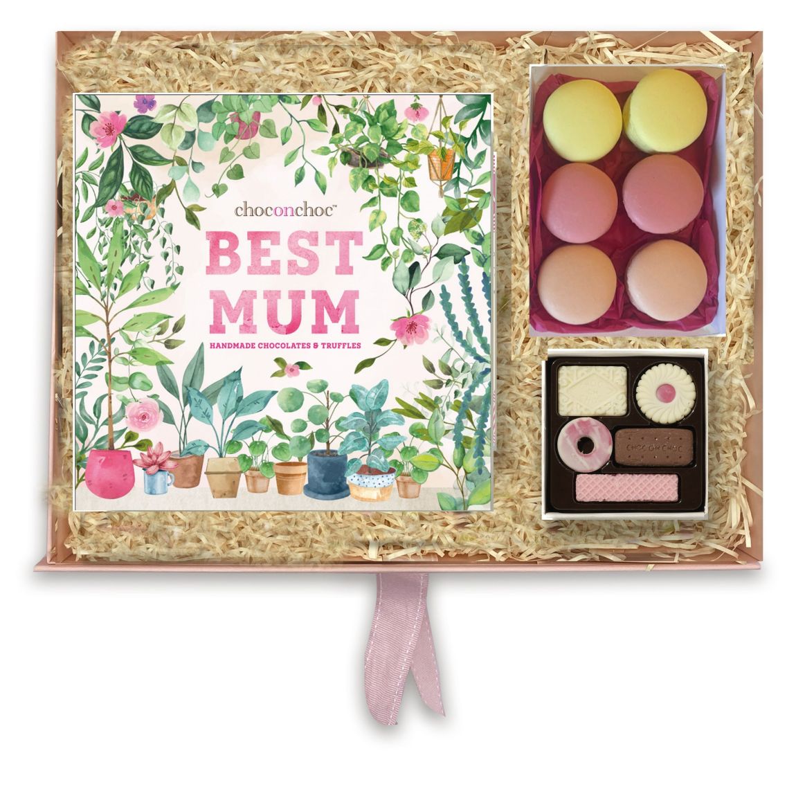 Best Mum Chocolate Macaron Hamper main product photo