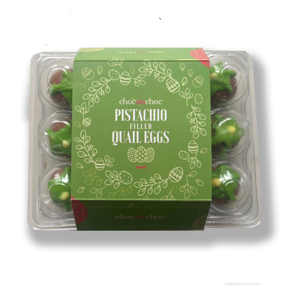 Pistachio Filled Drippy Quails Eggs main product photo