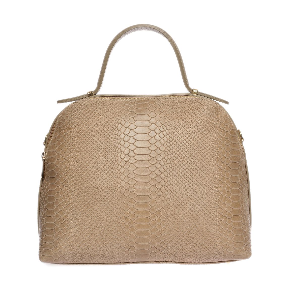 Beige Leather Handbag main product photo