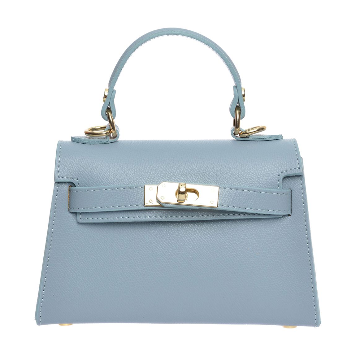 Blue Leather Crossbody Bag By Roberta M main product photo
