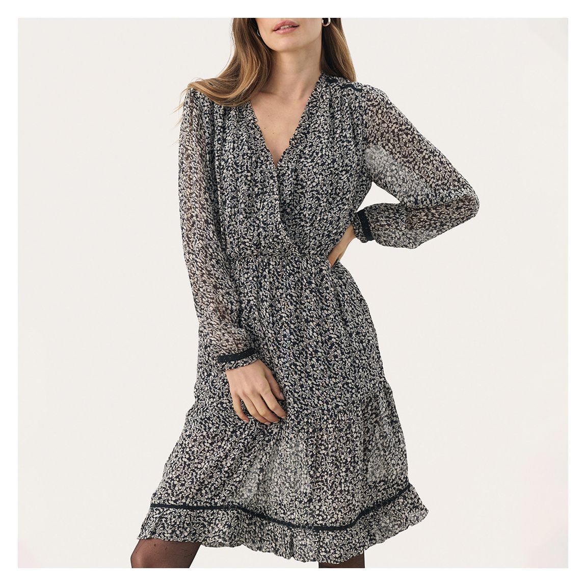 Dark Navy Munya Mini Dress main product photo