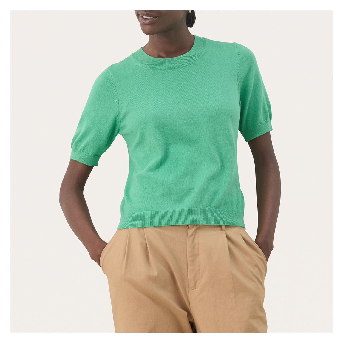 Green Spruce Everlotta Cotton Cashmere T-Shirt main product photo