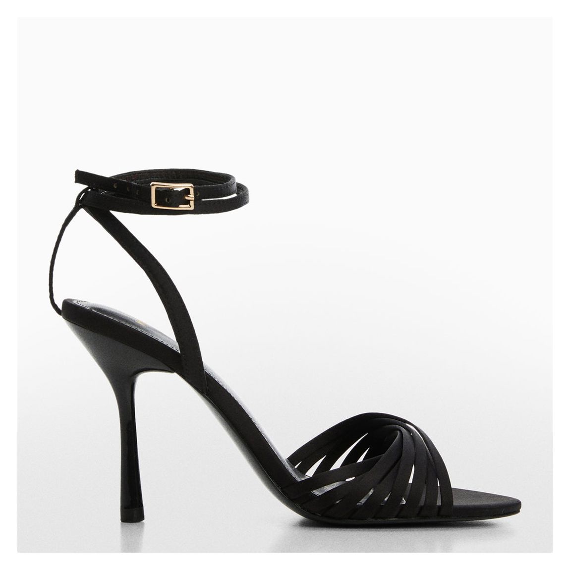Black Vicky Heeled Sandals main product photo