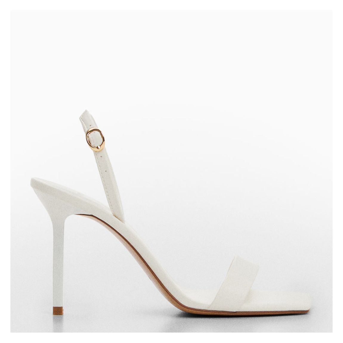 White Katia Heeled Sandals main product photo