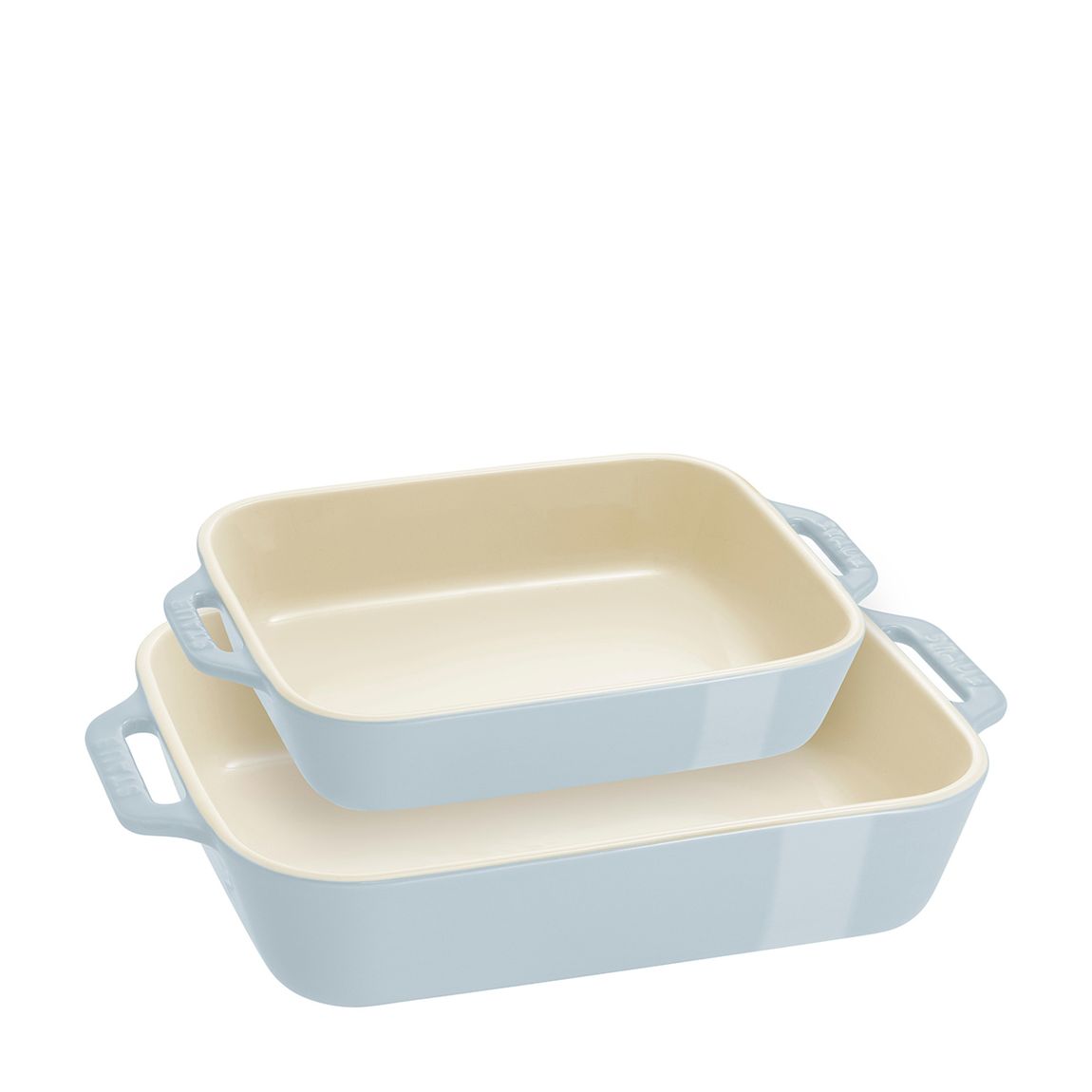 Set of 2 Light Blue Oven Dishes main product photo