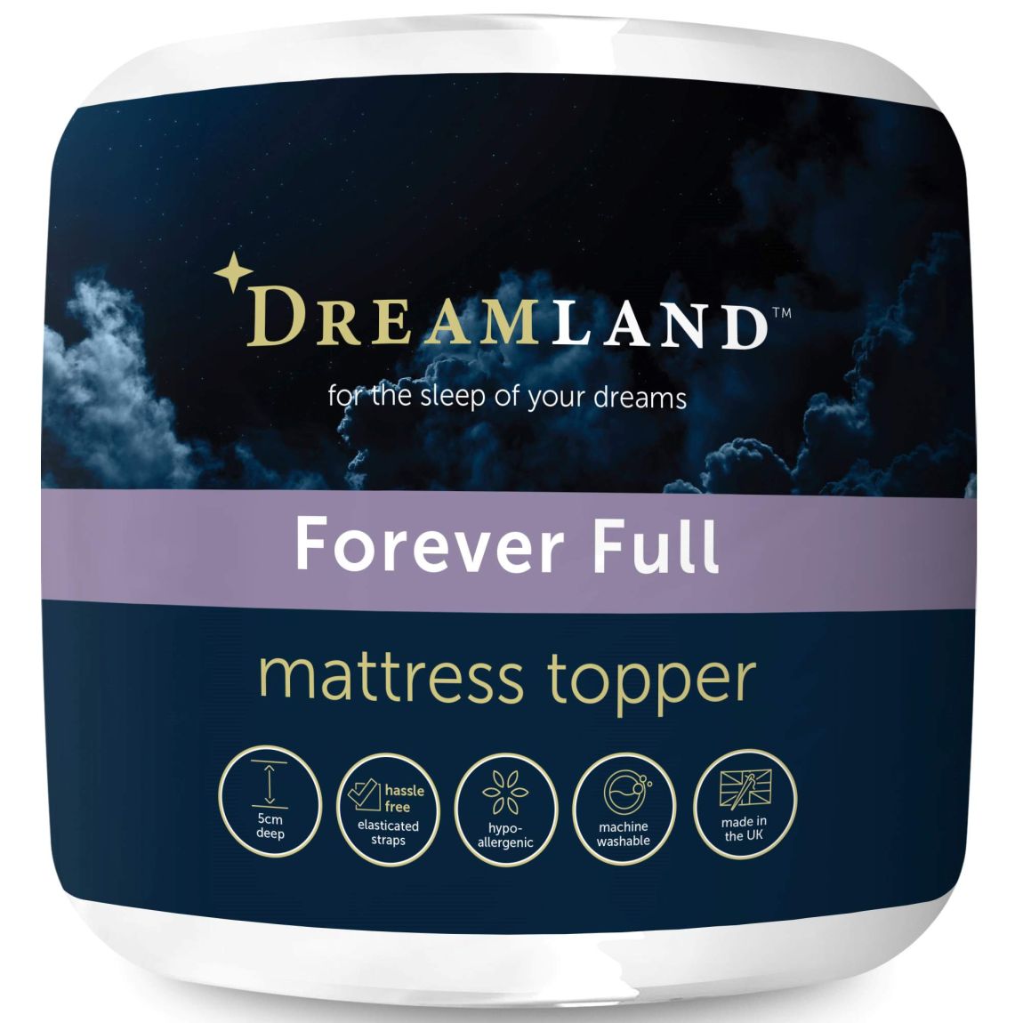 Dreamland Forever Full 5cm DeepMattress Topper- Double main product photo