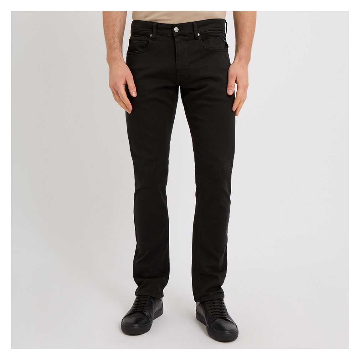 Black Grover Hyperflex Xlite Jeans main product photo