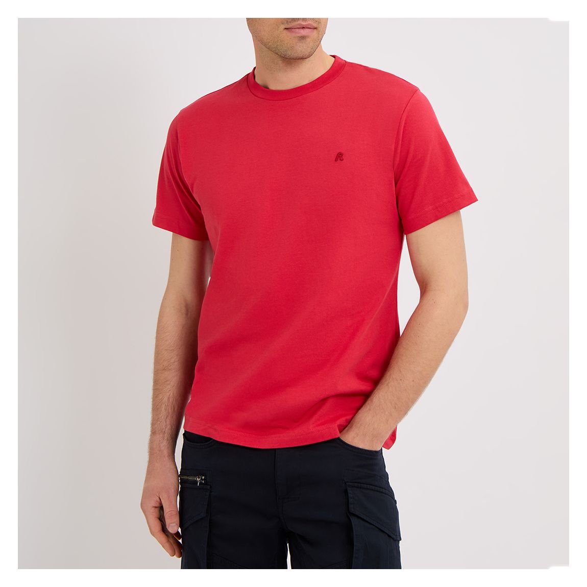 Red Classic Logo Cotton T-Shirt main product photo