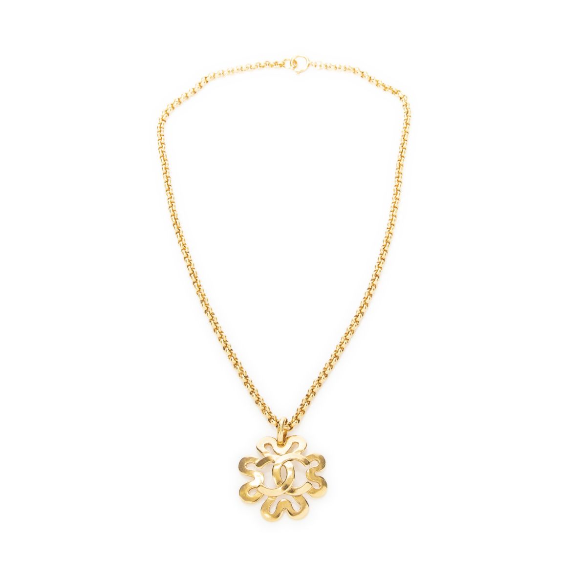 CC Clover Pendant Chain Necklace main product photo