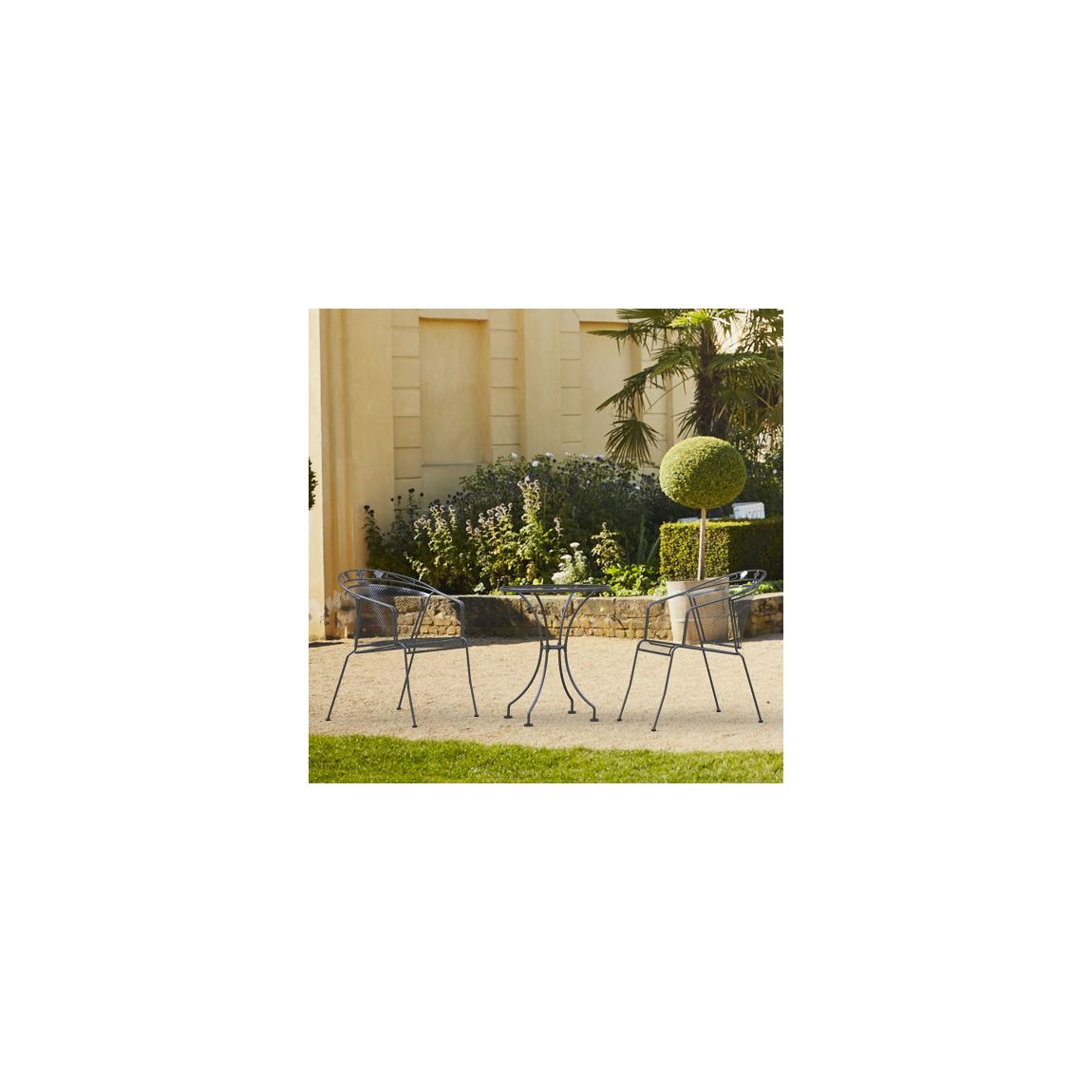 Elegance 2 Seater Steel Bistro Set main product photo