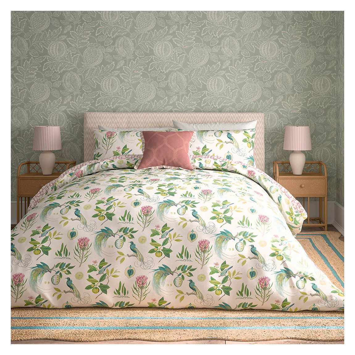 Paradesia, Double Duvet Covet Set, Pink main product photo