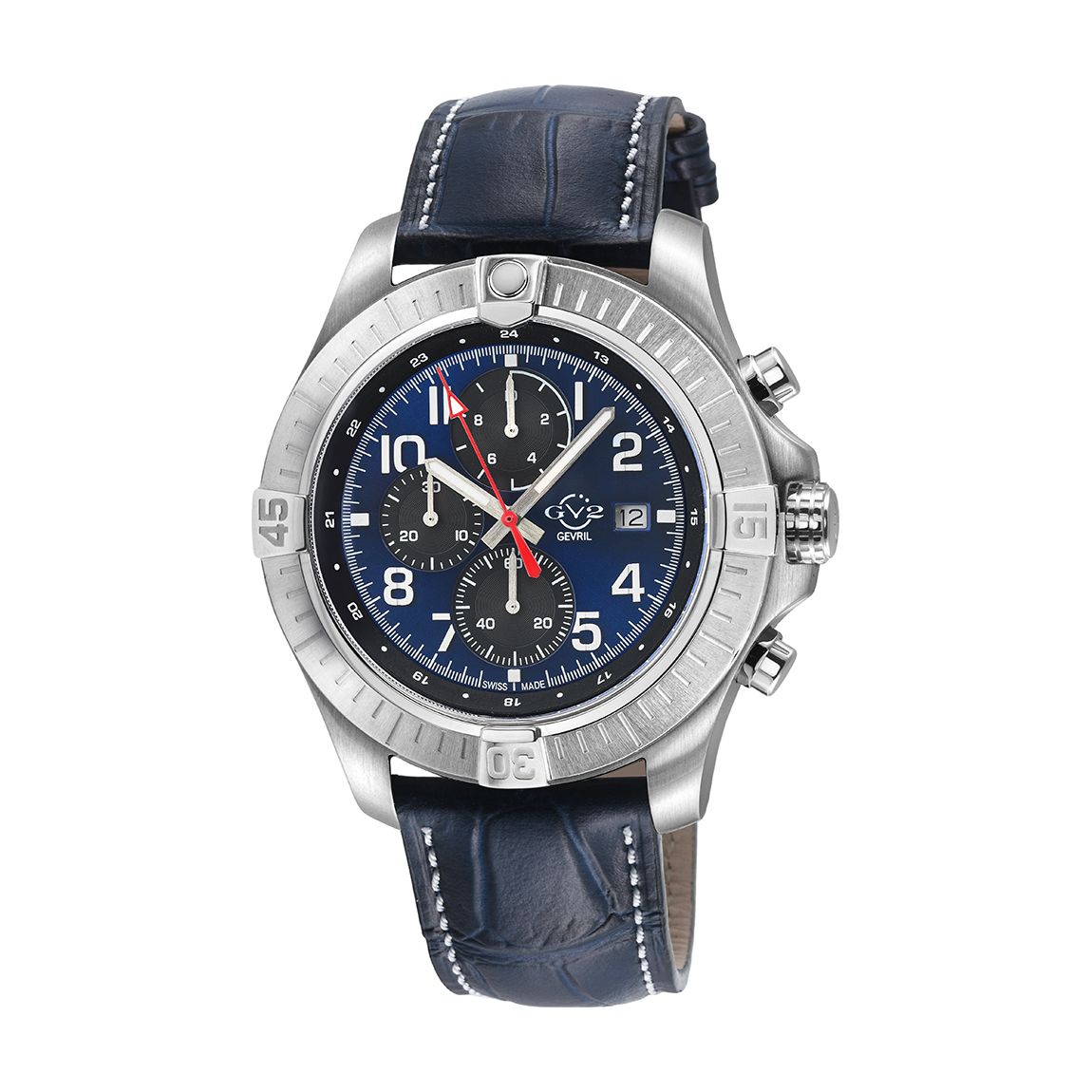 Silver Men's T38 Swiss Quartz Chronograph Watch main product photo