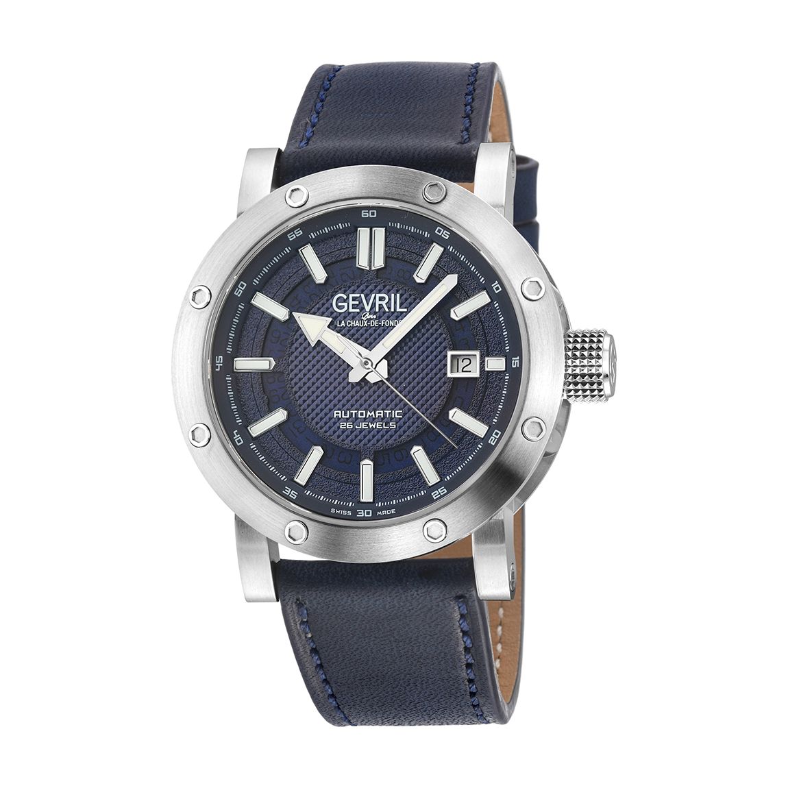 Silver Men's Flat Iron Swiss Automatic Watch main product photo