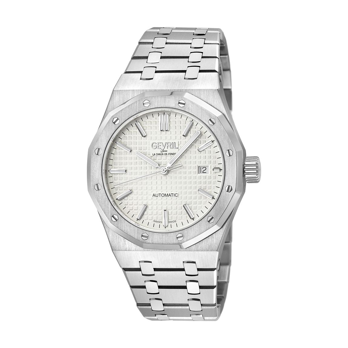 Silver Men's Gotham Swiss Automatic Watch main product photo