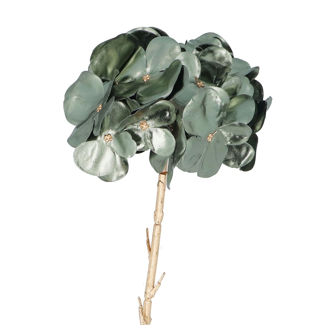 Set of 2 Green Hydrangea Stems main product photo