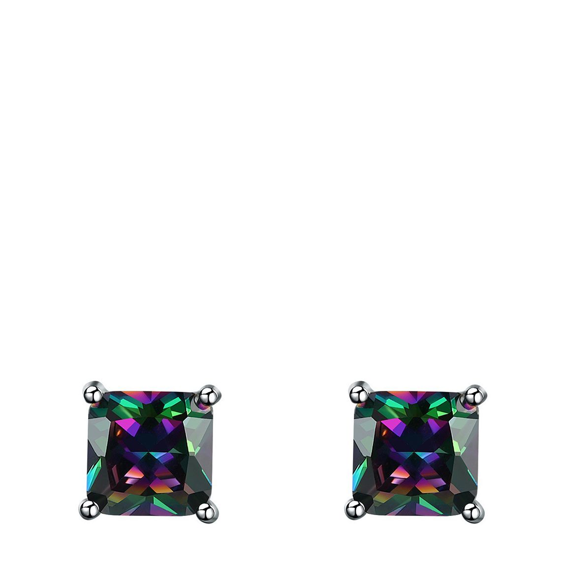 Square Swarovski Elements Stud Earrings main product photo