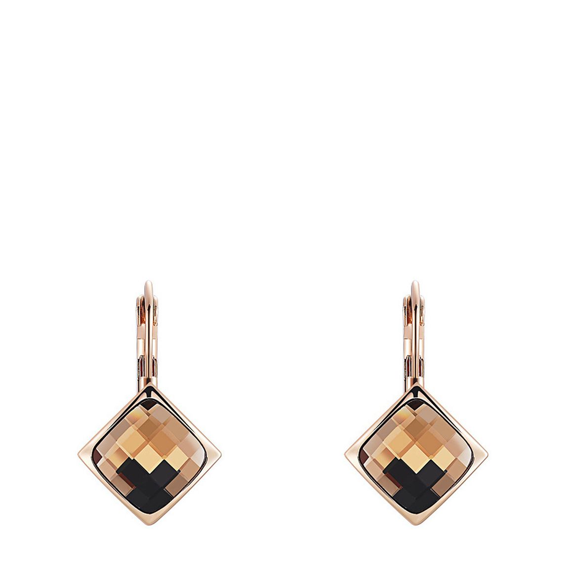 Rose Gold Plated Citrine Earrings main product photo