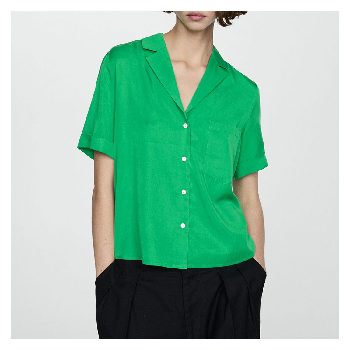 Green Collared Shirt main product photo