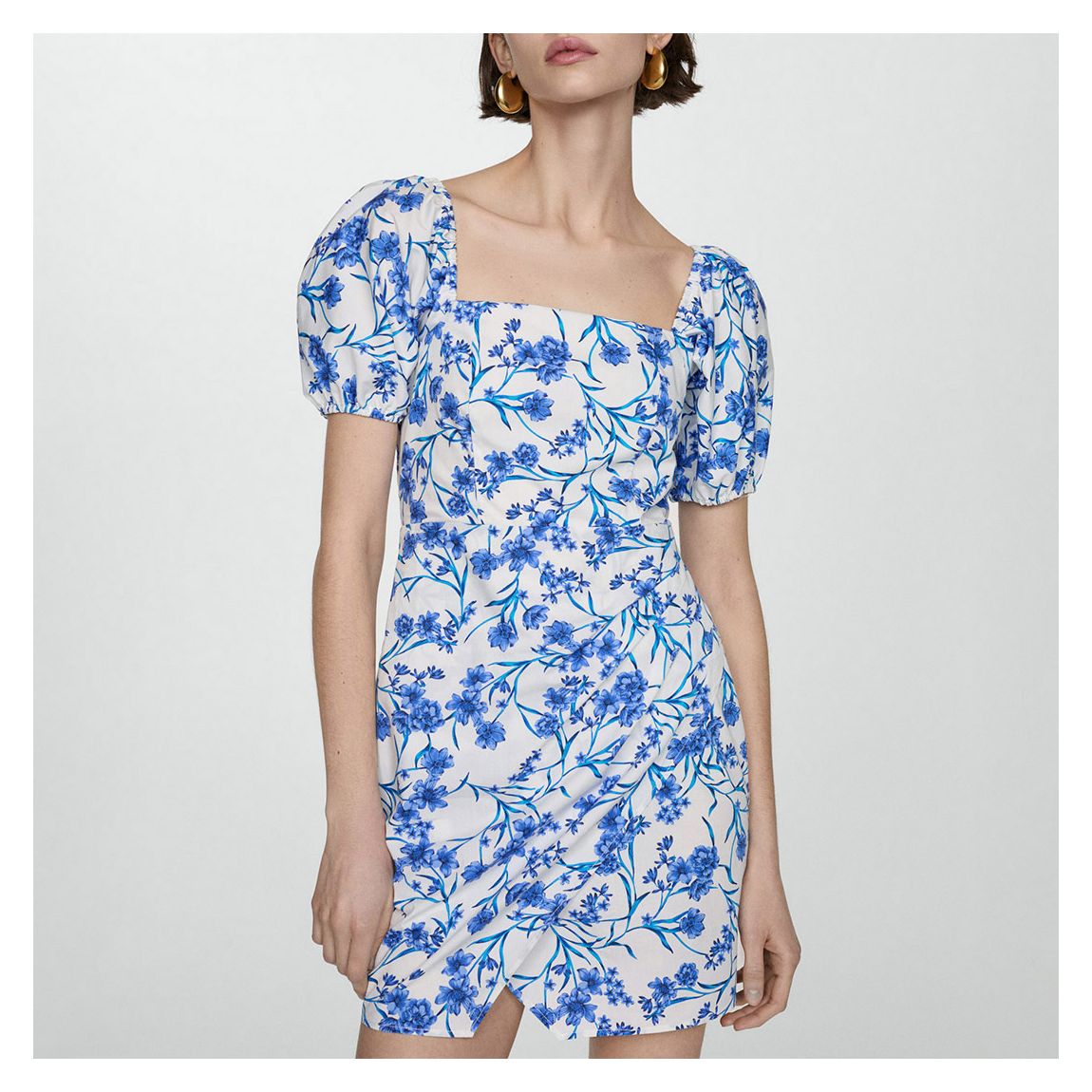 Off White Printed Dress main product photo