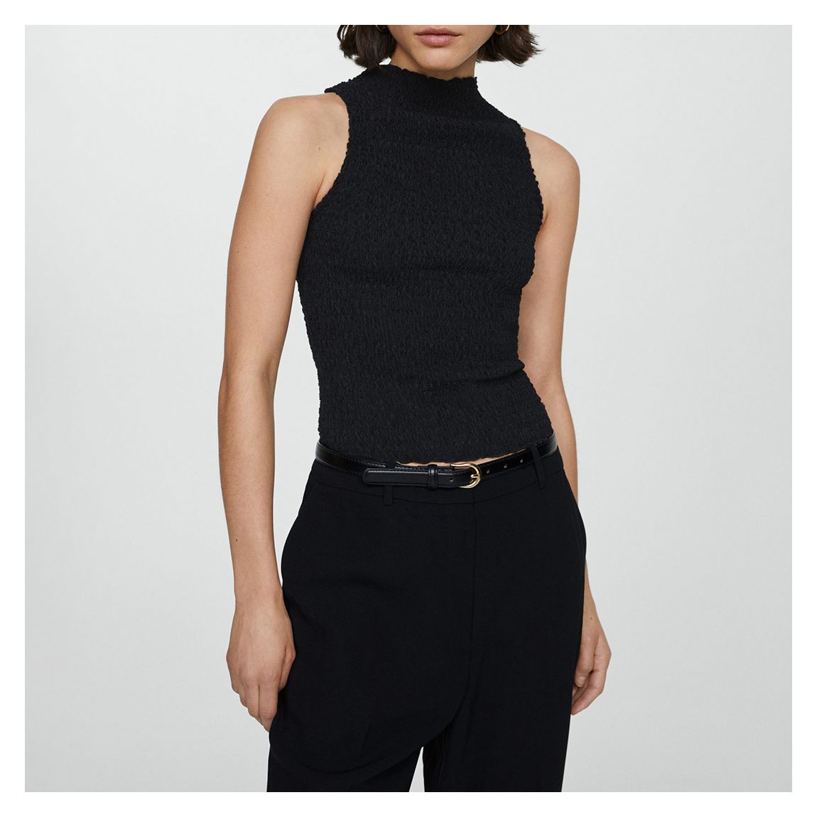 Black Halter Neck Top main product photo