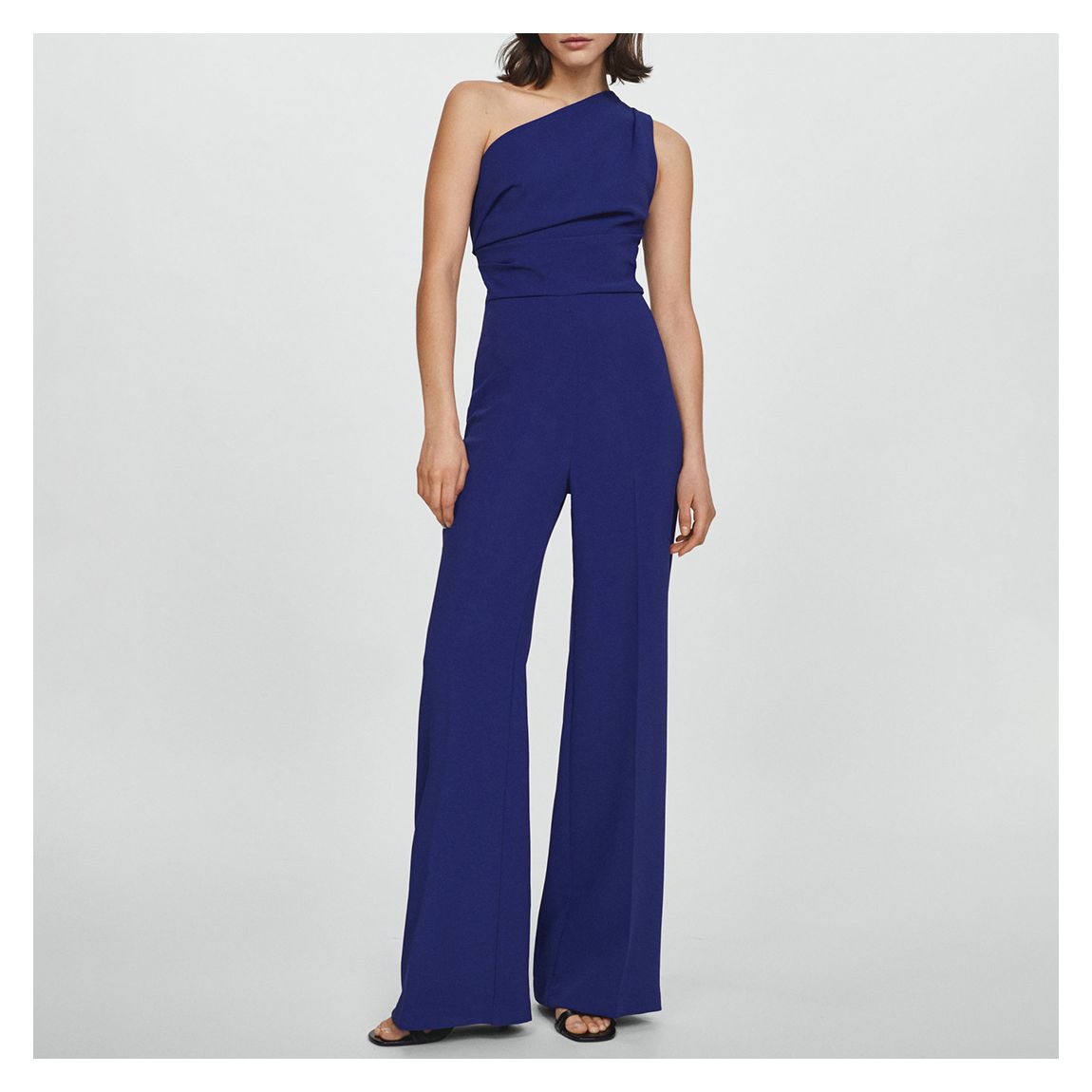 Blue Asymmetric Long Jumpsuit main product photo