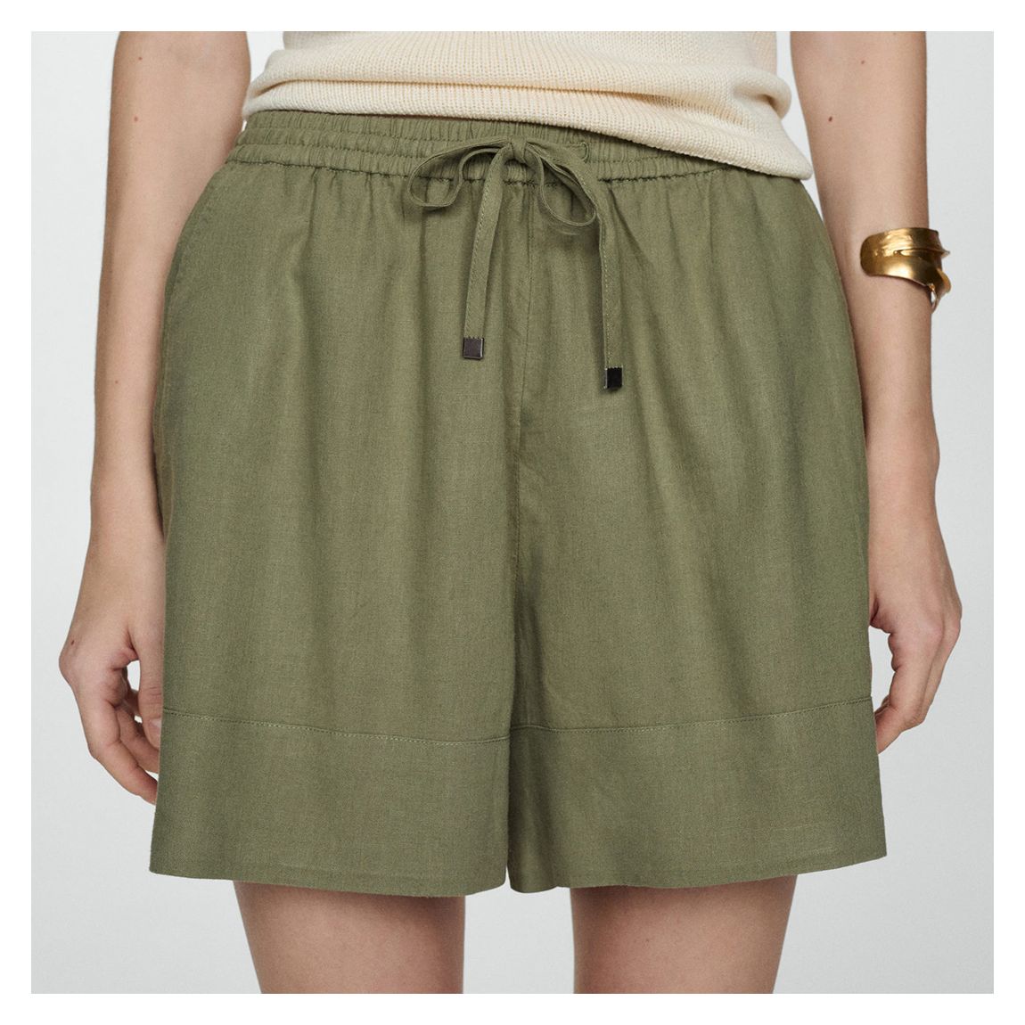 Khaki Fluid Short main product photo