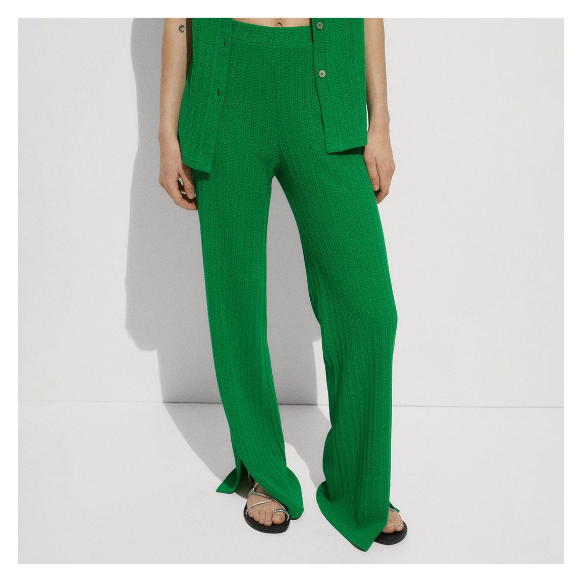 Green Loose Pant main product photo